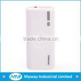 Manufactory Wholesale Mobile Charger / Travel Power Bank Charger 5000mah for Branding