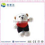 Lovely Teddy Bear Keychain Yangzhou Plush Toy