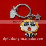 2016 Factory Price Panda Mascot Keychain Special Design Cute China Style Zinc Alloy Keyring thumbnail-6
