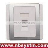 86type 1port With Silver Frame