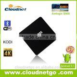 Cloudnetgo Android 5.1 TV Box in Amlogic S905 Chipset Support 4K UHD 60Ghz,10 Bit Android TV Box With Kodi 15.2 1/2G+8G