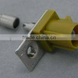 Fakra Male Panel Mount Cable Connector Curry Satellitic Radio With IF