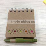 Three Design Sticky Notes Wirh Pen