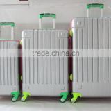Fashional colorful ABS/PC trolley luggage set case