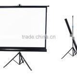 Matt White Portable Tripod Projector Screen Front Projection Screen Black and White Screen S60' V200" H150" thumbnail-2