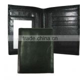 Genuine leather Wallet with ID windows,style: 2-fold