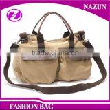 Wholesale Low Moq Custom Design Boy and Girls Vintage Canvas School Bag thumbnail-4