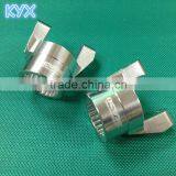Kyx Billet Machined Alloy C Hub Carrier (2) for Axial Wraith Silver