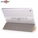 New Arrive Silk Pattern Smart Cover Auto Wake up Connection Case for IPad Mini1/2/3 Case With 10 Colors thumbnail-4