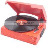 Rain Lane 3 Speed LP Colorful Easy Operation Vinyl Record Player thumbnail-3