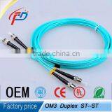 ST to ST 3m Duplex Multimode 10G OM3 50/125 3.0mm Pvc/lszh Fiber Optiic