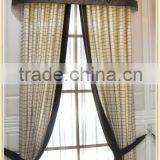 2016 Luxury Classic Yarn Dyed Bedroom Curtain Drapery With French Pleated thumbnail-1