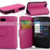 Cell Phone Flip Case for Blackberry Q5 Flip Leather Case