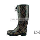 2014 Woman Boot Fashion Rubber Lady Rain Boots