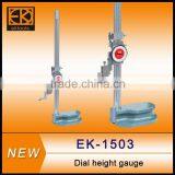 precision height gauge with carbide tipped scriber