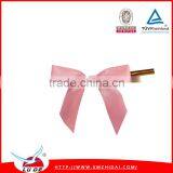 Ribbon Bow With Wire Twist Tie/ribbon Bow Pre-made Bow for Wine Bottle thumbnail-3