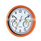 12 INCH Round Clock Weather Station Wall Clock With Temperature YZ-3904A