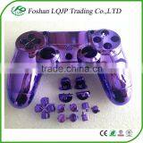 Custom customized shell for PS4 Controller shell Hydro Dipped Chrome Gold Shell Mod Kit golden color