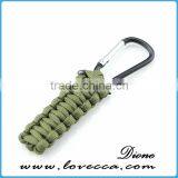 High Quality Custom Keychain With Logo Outdoor Survival Paracord Keychain thumbnail-2