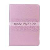 New Design Flower Print Flip PU Leather Pouch Case For Apple IPad Air thumbnail-1