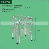 Supermarket Offering Basket Supermarket Basket With Wheels thumbnail-1