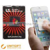 Your Logo Phone Back Sticker Mobile Screen Cleaner Promotiona Rectangle Shape Cell Phone thumbnail-5