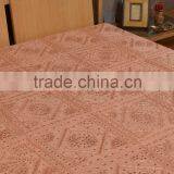 Indian Mirror Embroidered Bedspread Wholesale Fabric Bedding Bedspread