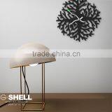 White Metal Shape Dask Light Round Table Lamps thumbnail-6