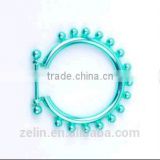 fashion body piercing jewelry Stainless steel Anodized Titanium nipple ring