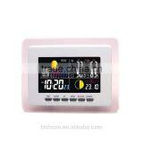 Digital Wireless Weather Station /weather Station Clock With Blue Backlight/ Automatic Weather Station thumbnail-4