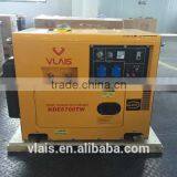 220V-380V Super Slient and Large Power 5kw Diesel Generator Set