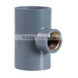 PVC Plumbing Fitting Copper Female Threaded Tee