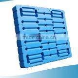 Customize OEM Blow Molding Plastic Pallet Combined With 8 Steel Inside Single Faced Plastic Pallet thumbnail-1