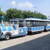 20 Seats Passenger Trailer,closed Wagon,trackless Train,diesel Train thumbnail-2