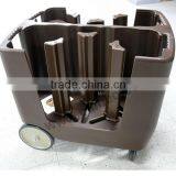 Restaurant,Hotel,Buffet Mobile Dish Cart,Trolley And Dolly For Hold Tray,Plate And Platter thumbnail-4
