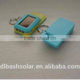 Solar Power Flashing USB Keychain Mini Usb Charger Whistle Keyring Ring thumbnail-6