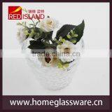 Elegant Shape 2017Colorful Flower Nursery Garden Mini Round Planting Glass Pots thumbnail-3