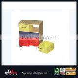 Winsome Design E1 MDF Rolling Kids Storage Bins for Toys thumbnail-1