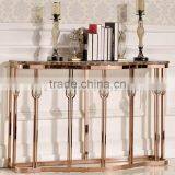 Luxury Marble Top Console Table With Crystal Decoration thumbnail-5