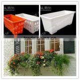 2016 Self Watering Rectangular Planter Box Different Types Flower Pots thumbnail-2