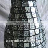 New Design Leopard Print Pattern Oval Shaped Glass Vase thumbnail-2