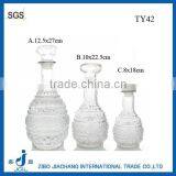 Glass Vodka Wine Bottles With Cork Lid TY42 thumbnail-1