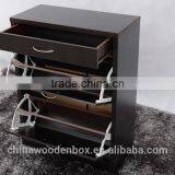 2015 Black Color Wooden Shoe Shelf Refined thumbnail-1