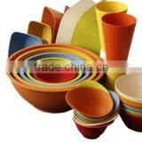 Hot-sell Eco Bamboo Fiber Salad Bowl With Different Shape