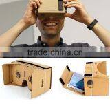 Best selling cheap price factory direct sale DIY Google cardboard VR BOX 3D Glasses