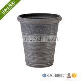 Lightweight Plastic UV Protection Round Coloful Wood Stone Garden Pot thumbnail-4