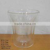 185ml Double Wall Glass Cup thumbnail-1