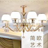 M966 Momoda Elegant European Crystal Modern Living Room Bedroom Lighting Chandelier Pendant Lamp thumbnail-1
