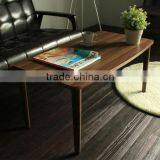Square Modern Japanese Wood Folding Table thumbnail-4