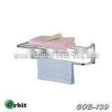 Stainless Steel Simple Style Towel Rack, Bathroom Rotate Towel Hanger thumbnail-3